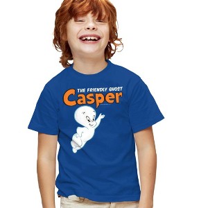Boys' Short Sleeve Casper Logo And Casper T-Shirt - 1 of 4