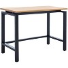Embry Desk - DSK5007 - Natural/Black - Safavieh - 3 of 4