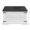 GDFStudio Alice 31.50“ Square Storage Wood Coffee Table with Hinged Lift Top - 3 of 4