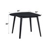 NicBex Dining Table 63" Modern Rectangular Wooden Dining Table Ceramic Top for Dining Room - 3 of 4