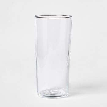 12pc Glass Tremont Tall And Short Faceted Tumbler Set - Threshold™ : Target