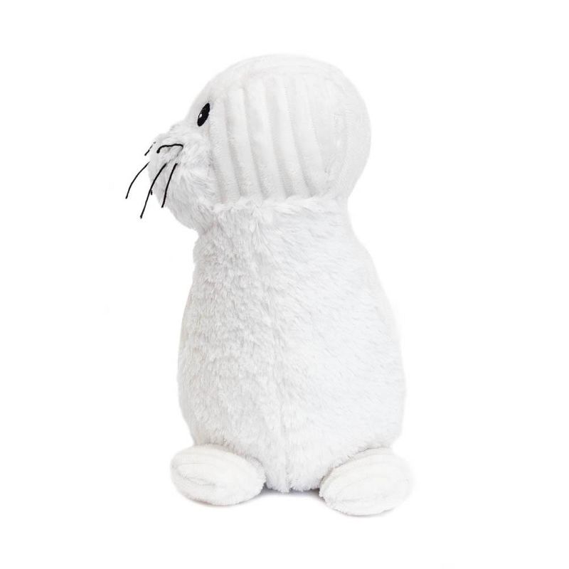 TriAction Toys Les Deglingos Originals Plush Animal | White Seal, 4 of 5