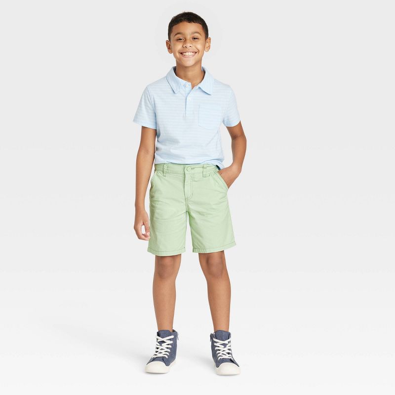 Boys' Flat Front 'At the Knee' Woven Shorts - Cat & Jack™, 4 of 8