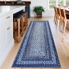 Braided Print Non-Slip Area Rug, Machine Washable Low Pile Polyester Carpet for Living Room Bedroom - 2 of 4