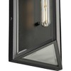 Progress Lighting Bristol 2-Light Outdoor Wall Light, Matte Black, Clear Beveled Glass - 2 of 3