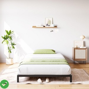 6 Inch Twin/Full/Queen Size Bed Frame, Heavy Duty Metal Platform Bed Frame - 1 of 4