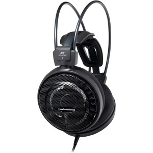 Audio-Technica ATH-AD700X Audiophile Open-Air Headphones Black with 53mm CCAW Drivers Lightweight Ergonomic 3D Wing Support and Detachable Cable - 1 of 3