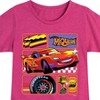Girls' - Disney - Lightning McQueen Best Trophies Fitted Short Sleeve Graphic T-Shirt - 2 of 4
