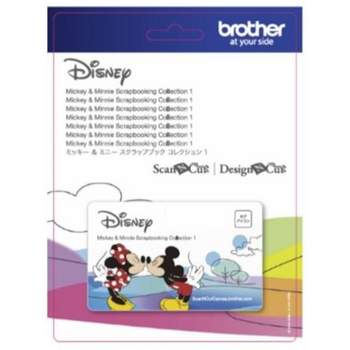 Brother CADSNP01 ScanNCut Disney Mickey Mouse and Minnie Mouse Pattern Collection #1