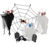 SEVOBAL 5.9ft Cobweb Halloween Set 8-Piece Outdoor Decoration Haunted Halloween Decor Kit Patio Porch Home Party, Multicolored, 42"*24"*30" - 2 of 4