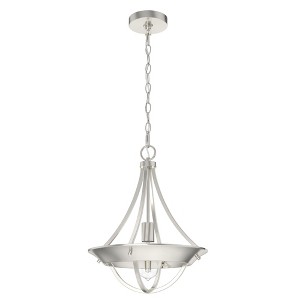 Hunter Fans 14" Perch Point Ceiling Light Brushed Nickel Finish - 1 of 1