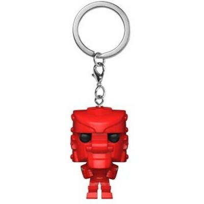 FUNKO POP! KEYCHAIN: Mattel-RockEm SockEmRobot (Red)