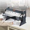 VEVOR Box and Pan Brake, 24-Inch, 0-130 Degrees Sheet Metal Bending Brake, Portable Metal Bender with 20 Gauge Low Carbon Steel, Black - 2 of 4