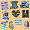 Book Sticker Extra Large Stickers for Adults Funny Adhesives with Memes - Crazy Dog - 2 of 4