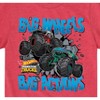 Boys' - Hot Wheels - Monster Trucks Big Wheels Big Actions Short Sleeve Graphic T-Shirt - 2 of 4