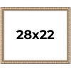 PosterPalooza | 28x22 Modern Bamboo Picture Frame, UV Acrylic, 5 Finishes - 2 of 4