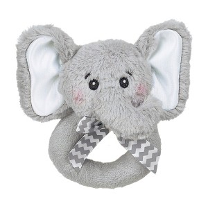 Bearington Baby Lil' Spout, 5.5 Inch Gray Elephant Plush Stuffed Animal, Baby Elephant Baby Stuff - 1 of 3