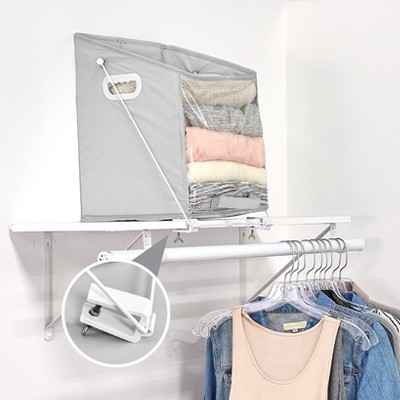 The Lakeside Collection Pull Down Closet Storage Bin