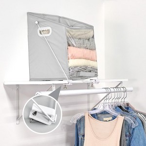 The Lakeside Collection Pull Down Closet Storage Bin - 1 of 4