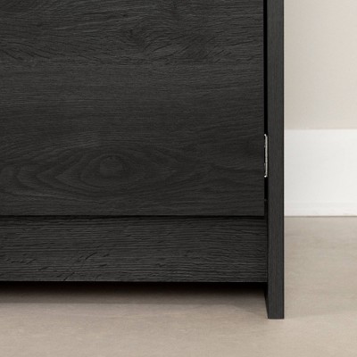 Gray Oak Farmhouse-Style Computer Desk with Ergonomic Design and Storage