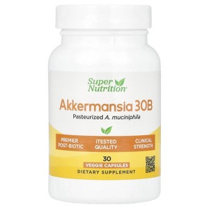 Super Nutrition Akkermansia 30B, 150 mg, 30 Veggie Capsules - 1 of 3
