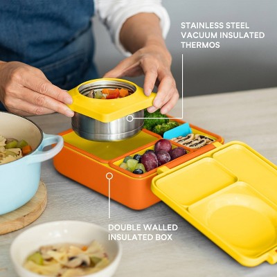 Sunshine Yellow Stainless Steel Insulated Bento Box