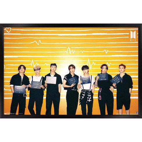 Trends International Bts - Lineup Framed Wall Poster Prints : Target