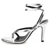 Journee Collection Womens Waverlee Open Toe High Stiletto Pumps Silver 10 - 2 of 4