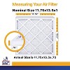 Filter King 11.75x13.5x1 Air Filter | 6-PACK | MERV 13 HVAC Pleated A/C Furnace Filters | MADE IN USA | Actual Size: 11.75 x 13.5" - 2 of 4