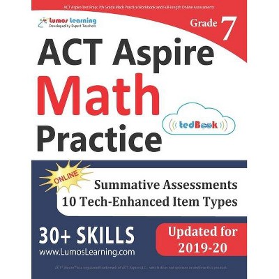 ACT Aspire Test Prep - by  Lumos Learning (Paperback)