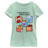 Girl's The Year Without a Santa Claus Character Panel T-Shirt