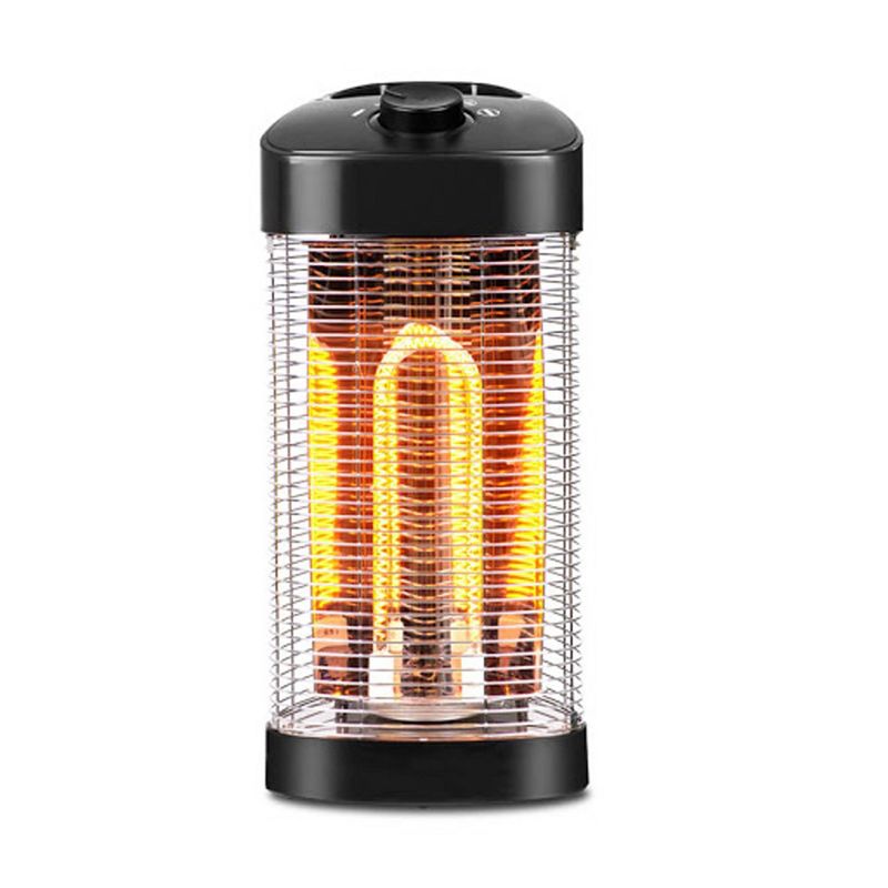 Oscillating Portable Infrared Electric Outdoor Heater - Black - EnerG+, 3 of 8