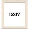 PosterPalooza | 15x17 Wide Barnwood Picture Frame, UV Acrylic, 6 Finishes - Grey, Brown, White, and Black - 2 of 4