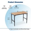 Metal+Wood Heavy-Duty Adjustable Workbench with Rubber Pads and High Weight Capacity - 2 of 4