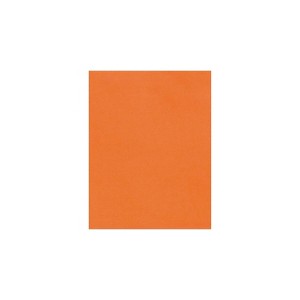 LUX Cardstock 8.5 x 11 inch Mandarin 50/Pack 81211-C-55-50 - 1 of 1
