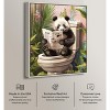 Art Remedy Panda Tropical Bathroom Tropical Bathroom Wall Art Framed - 3 of 4