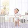 Sweet Jojo Designs Girl Baby Fitted Crib Sheet Boho Rainbow Lavender Purple and White - 2 of 4