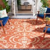 Courtyard CY2663 UV & Stain Resistant Non-Shedding Power Loomed Indoor/Outdoor Rugs - Safavieh - 2 of 4