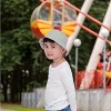 Addie & Tate Kids Reversible Bucket Hat for Girls & Boys, Packable Beach Sun Bucket Hat for Toddlers to Teens Ages 3-14 Years - 2 of 3