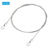 Unique Bargains Stainless Steel Light Outdoor Travel Luggage Safety Locking Cables 0.2" ID Eyelets - 3 of 4