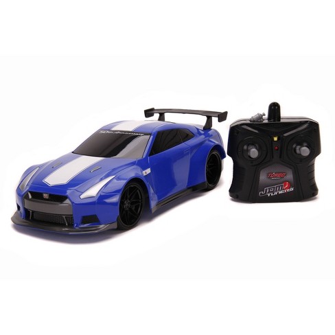 jada toys hypercharger jdm 1 16 rc 2009 nissan gt r r35 candy blue target jada toys hypercharger jdm 1 16 rc 2009 nissan gt r r35 candy blue