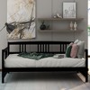 NicBex Twin Size Daybed, Wooden Day Bed with 4 Support Legs, Sofa Bed Frame with Bottom storage - 3 of 4