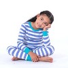 Mightly Toddler Fair Trade 100% Organic Cotton Tight Fit Pajama Set - 3 of 4