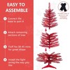 Whisen 2FT Prelit Artificial Christmas Tree with Pine Needle, PVC Branches, LED Lights, Timer, Battery Operated - 4 of 4