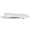 Durable Elongated Toilet Seat with Slow Soft Close - Easy to Install and Clean, Never Loosens - White, Fits Most Elongated Toilets Biscuit - 2 of 4