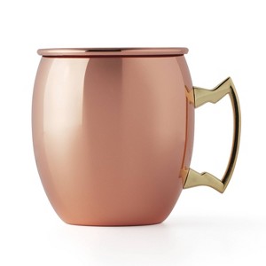 Cambridge Silversmiths 18.76oz Copper Moscow Mule Mug: Stainless Steel Drinkware, Hand Wash, Hot/Cold Beverages - 1 of 3