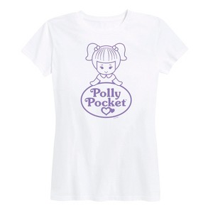 Women's - Polly Pocket - Logo And Doll Short Sleeve Graphic T-Shirt - 1 of 4