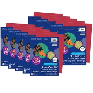 Pacon SunWorks 9" x 12" Construction Paper Red 50 Sheets/Pack 10 Packs (PAC6103-10) - 1 of 4