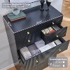 SinCiDo Fluted 7 Drawer Dresser for Bedroom, Modern 48" Tall Wood Chest of Drawers, Dresser Storage Organizer for Living Room, Hallway - 4 of 4