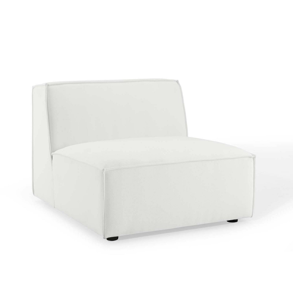 Photos - Sofa Modway Restore Sectional  Armless Chair White  